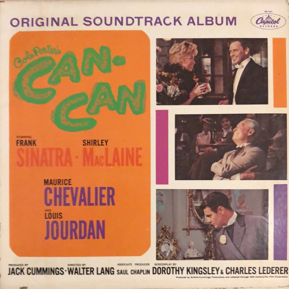 Shirley McLaine Frank Sinatra Cole Porter Vinyl Album Can-Can Soundtrack